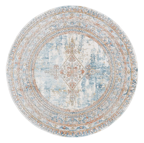 Safavieh Shivan 6'-7" x 6'-7" Rug in Blue / Grey