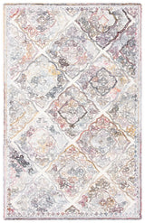 Safavieh Micro-Loop 4'-0" x 6'-0" Rug in Grey / Ivory