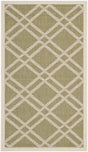 Safavieh Courtyard 2'-0" x 3'-7" Rug in Green / Beige