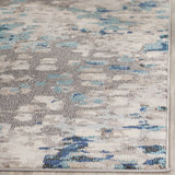 Safavieh Monaco 4'-0" x 5'-7" Rug in Grey / Light Blue