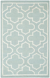 Safavieh Dhurries 2'-6" x 4'-0" Rug in Blue / Ivory