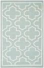 Safavieh Dhurries 2'-6" x 4'-0" Rug in Blue / Ivory