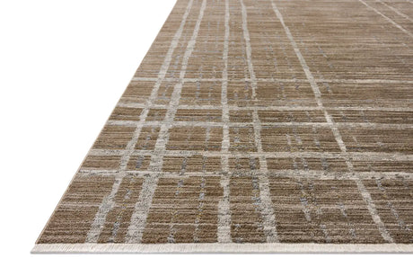Loloi Wade Wae-05 Brown/Stone Rug - rug corner