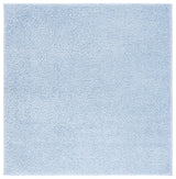 Safavieh Lindsay Shag 6'-7" x 6'-7" Rug in Aqua