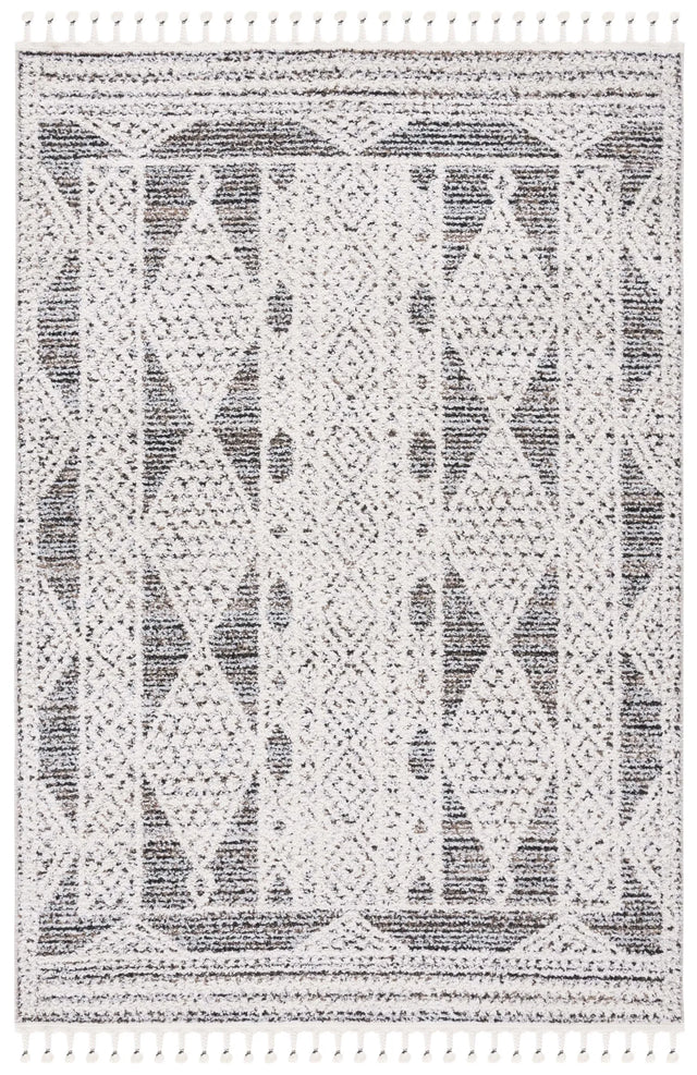 Safavieh Chapel 4'-0" x 6'-0" Rug in Black / Ivory