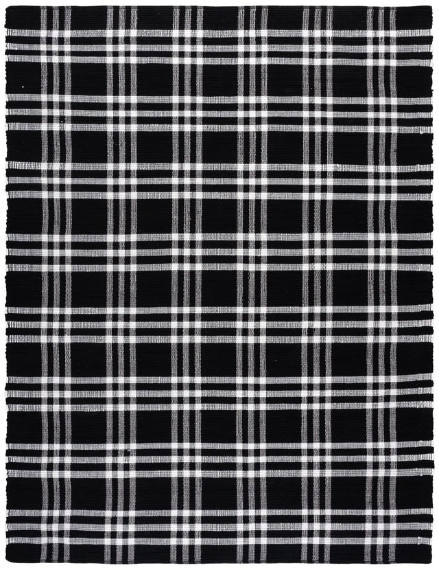 Safavieh Montauk 8'-0" x 10'-0" Rug in Black / Ivory