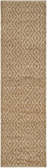 Safavieh Natural Fiber 2'-6" x 8'-0" Rug in Natural / Red