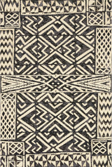Loloi Mika Mik-13 Ivory/Black Rugs - main flat