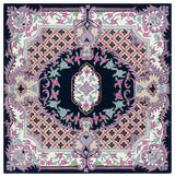 Safavieh Bellagio 5'-0" x 5'-0" Rug in Navy / Ivory