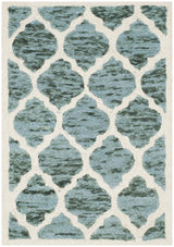 Safavieh Himalaya 2'-0" x 3'-0" Rug in Turquoise / Ivory