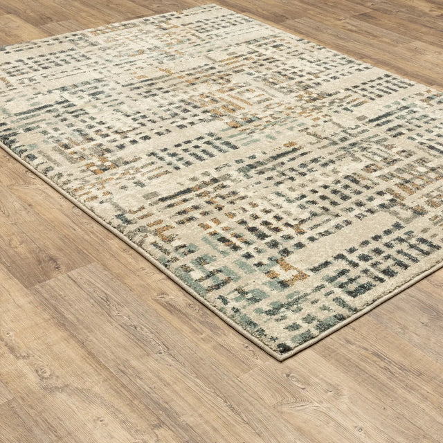 Oriental Weavers Sphinx Carson 0748F Beige/ Multi Rugs - angle detail