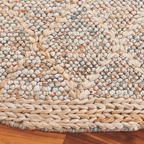 Safavieh Natural Fiber 6'-0" x 6'-0" Rug in Rust / Natural