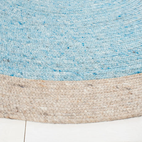 Safavieh Braided 5'-0" x 7'-0" Rug in Blue / Beige