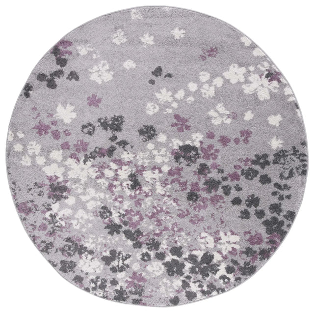Safavieh Adirondack 6'-0" x 6'-0" Rug in Light Grey / Purple