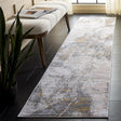 Safavieh Palma 2'-2" x 9'-0" Rug in Grey / Gold