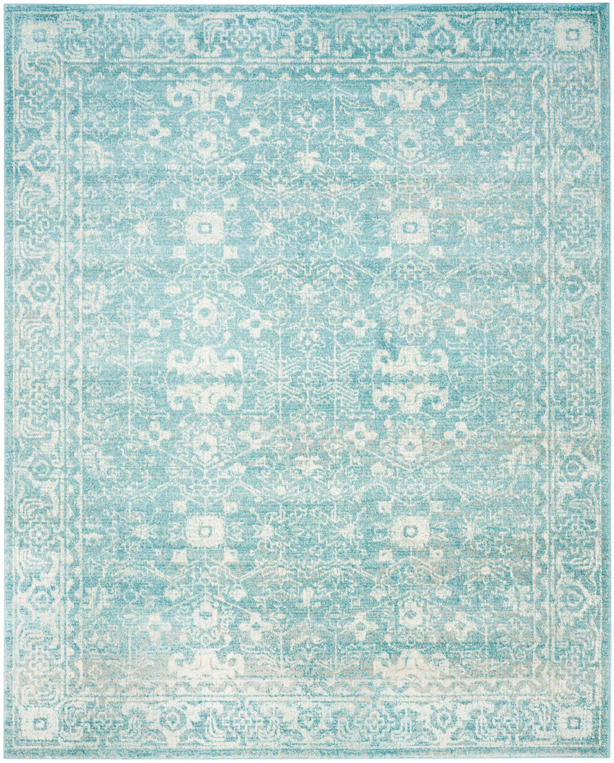 Safavieh Evoke 10'-0" x 14'-0" Rug in Light Blue / Ivory