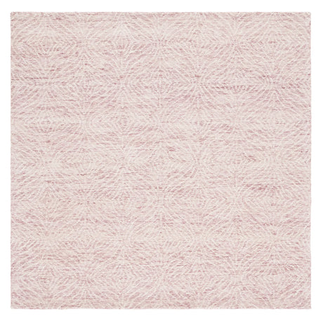 Safavieh Metro 6'-0" x 6'-0" Rug in Dark Pink / Ivory