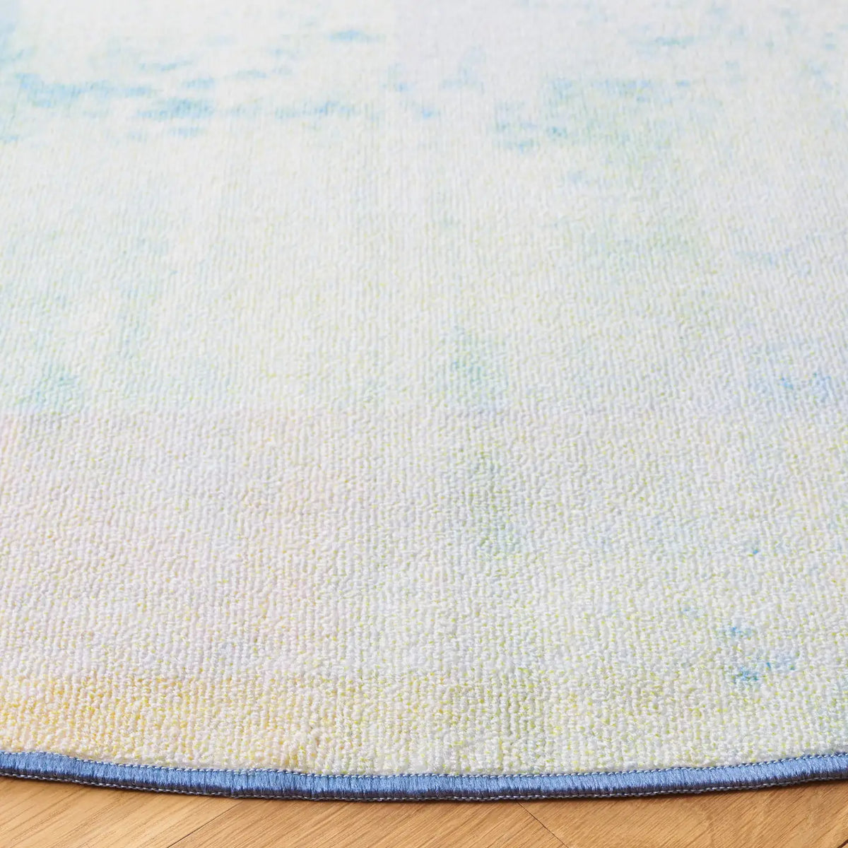 Safavieh Paint Brush 6'-7" x 6'-7" Rug in Blue / Green