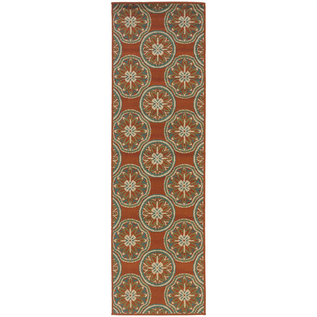 Oriental Weavers Sphinx Montego 8323d Red / Ivory Rugs - runner