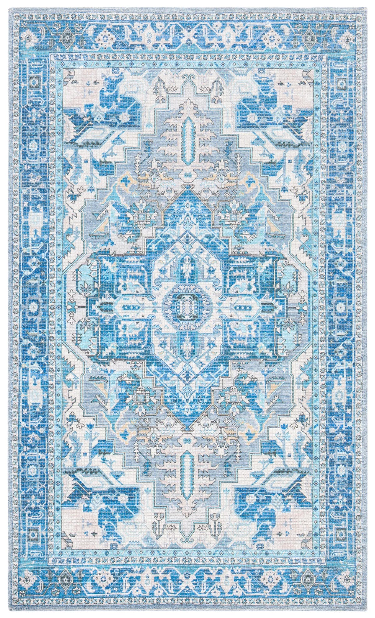 Safavieh Saffron 3'-0" x 5'-0" Rug in Navy / Ivory