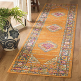 Safavieh Madison 2'-3" x 10'-0" Rug in Orange / Fuchsia