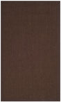 Safavieh Natural Fiber 3'-0" x 5'-0" Rug in Chocolate / Dark Brown