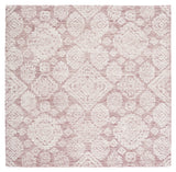 Safavieh Metro 6'-0" x 6'-0" Rug in Dark Pink / Ivory