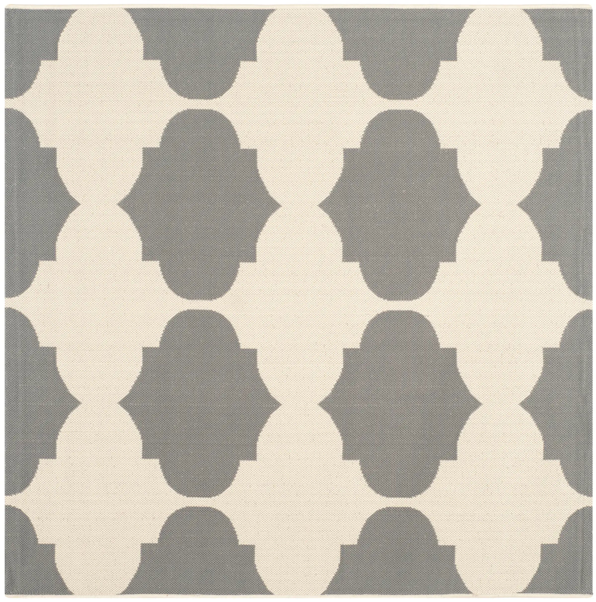 Safavieh Courtyard 5'-3" x 5'-3" Rug in Beige / Anthracite