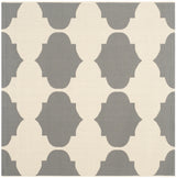 Safavieh Courtyard 5'-3" x 5'-3" Rug in Beige / Anthracite