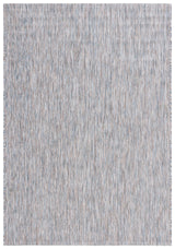Safavieh Courtyard 4'-0" x 5'-7" Rug in Ivory Blue / Beige