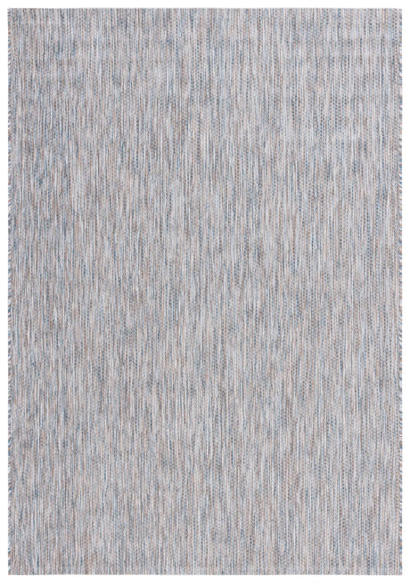 Safavieh Courtyard 4'-0" x 5'-7" Rug in Ivory Blue / Beige