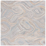 Safavieh Abstract 6'-0" x 6'-0" Rug in Grey / Brown