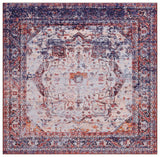 Safavieh Tucson 6'-0" x 6'-0" Rug in Beige / Red