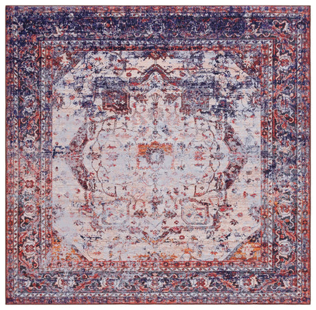 Safavieh Tucson 6'-0" x 6'-0" Rug in Beige / Red