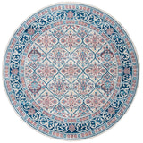 Safavieh Brentwood 6'-7" x 6'-7" Rug in Beige / Navy