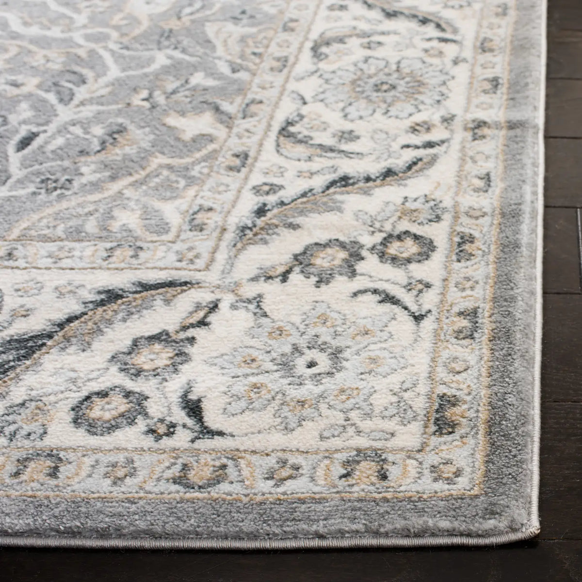 Safavieh Isabella 4'-0" x 6'-0" Rug in Grey / Dark Grey