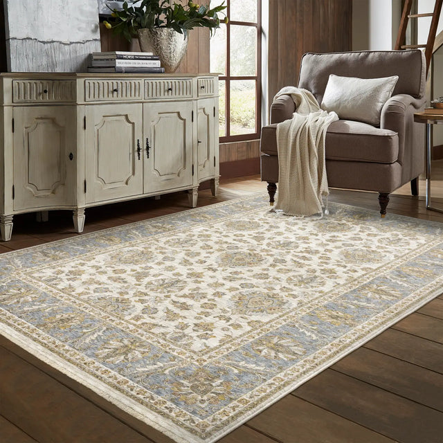 Oriental Weavers Sphinx Maharaja 5091Z Ivory/Blue Rugs - room scene