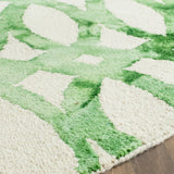 Safavieh Dip Dye 7'-0" x 7'-0" Rug in Ivory / Green
