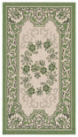 Safavieh Courtyard 2'-0" x 3'-7" Rug in Cream / Green