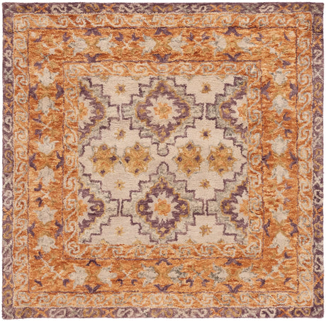 Safavieh Aspen 7'-0" x 7'-0" Rug in Brown / Purple