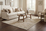 Dynamic Rugs Bloomfield 19606 Power Loomed Traditional Beige/Grey/Cream Rug - Room