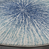 Safavieh Evoke 5'-3" x 5'-3" Rug in Royal / Ivory