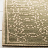 Safavieh Martha Stewart 4'-0" x 5'-7" Rug in Green / Creme