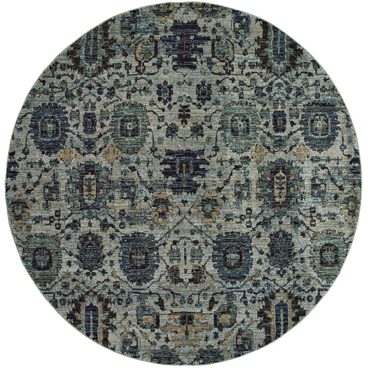 Oriental Weavers Sphinx Andorra 7120A Blue/Navy Rugs - main flat