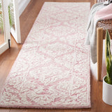 Safavieh Metro 2'-3" x 9'-0" Rug in Pink / Ivory