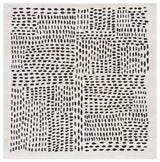 Safavieh Melody 6'-7" x 6'-7" Rug in Ivory / Black