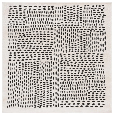 Safavieh Melody 6'-7" x 6'-7" Rug in Ivory / Black