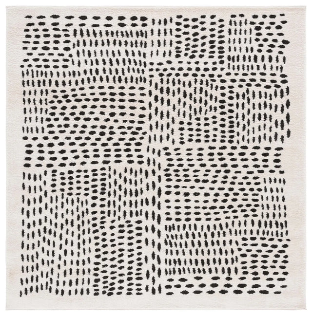 Safavieh Melody 6'-7" x 6'-7" Rug in Ivory / Black