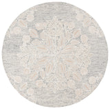 Safavieh Jardin 6'-0" x 6'-0" Rug in Grey / Ivory