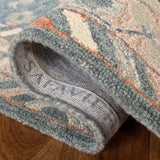 Safavieh Aspen 4'-0" x 6'-0" Rug in Blue / Rust